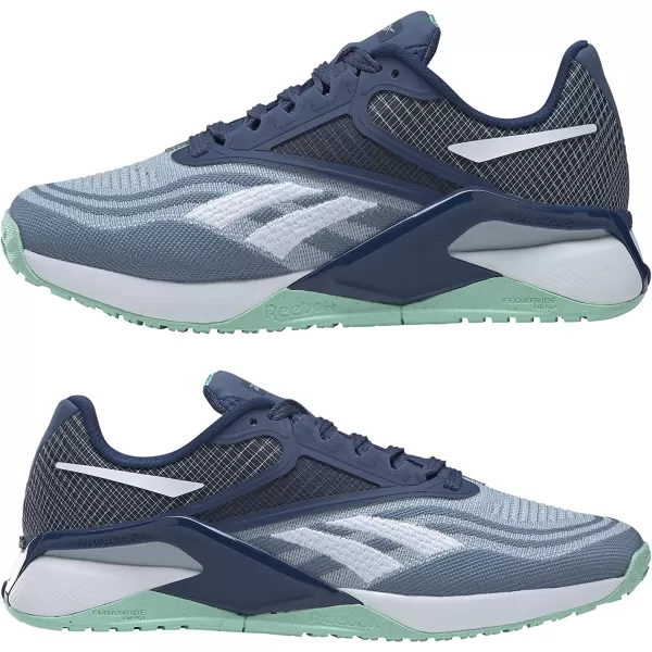 imageReebok Womens Nano X2 Cross TrainerGable GreyBatik BlueHint Mint