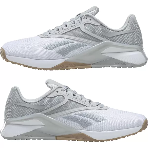 imageReebok Womens Nano X2 Cross TrainerPure GreyWhiteGum
