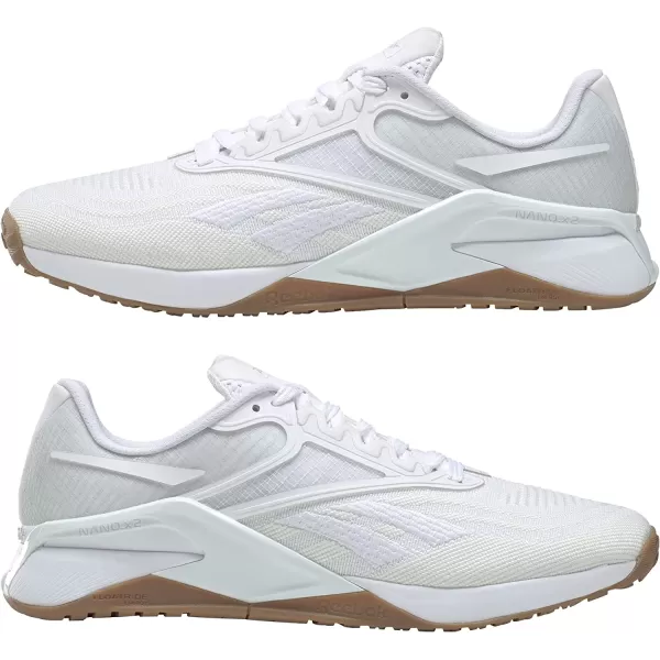 imageReebok Womens Nano X2 Cross TrainerWhitePure GreyReebok Lee