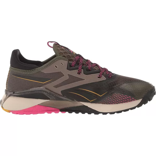 imageReebok Womens Nano X2 Tr Adventure Cross TrainerArmy GreenBlackProud Pink
