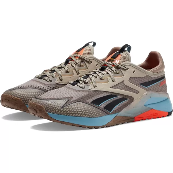 imageReebok Womens Nano X2 Tr Adventure Cross TrainerModern BeigeTaupeOrange Flare