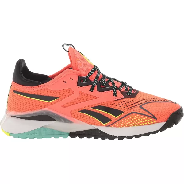 imageReebok Womens Nano X2 Tr Adventure Cross TrainerOrange FlareBlackSolar Acid Yellow