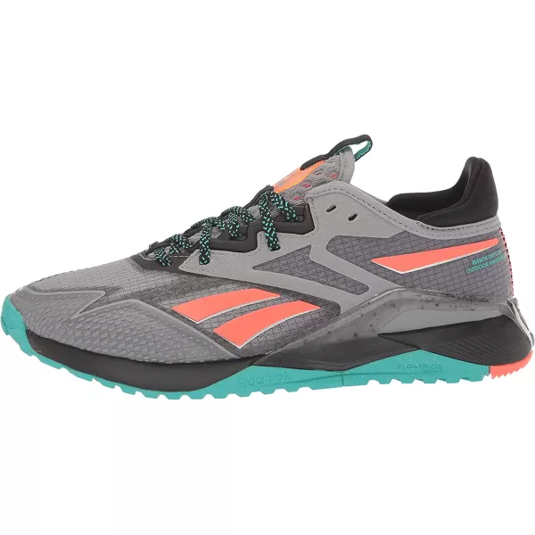 imageReebok Womens Nano X2 Tr Adventure Cross TrainerPure GreyBlackClassic Teal