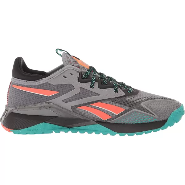 imageReebok Womens Nano X2 Tr Adventure Cross TrainerPure GreyBlackClassic Teal