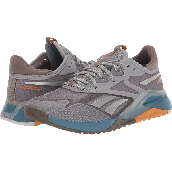 imageReebok Womens Nano X2 Tr Adventure Cross TrainerPure GreyTrek GreySteely Blue