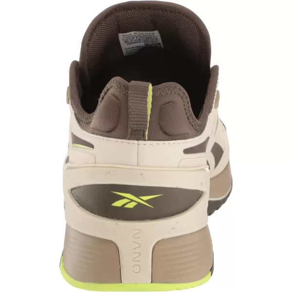 imageReebok Womens Nano X3 Adventure SneakerStucooGroutLaser Lime
