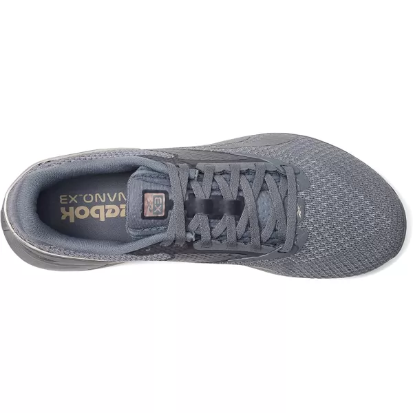 imageReebok Womens Nano X3 Cross TrainerPure GreyTaupe Metallic