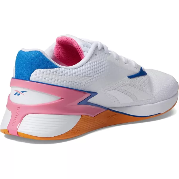 imageReebok Womens Nano X3 Cross TrainerWhitePeach FuzzPink