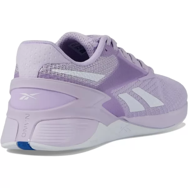 imageReebok Womens Nano X3 Training ShoesPurple OasisCold GreyVector Blue