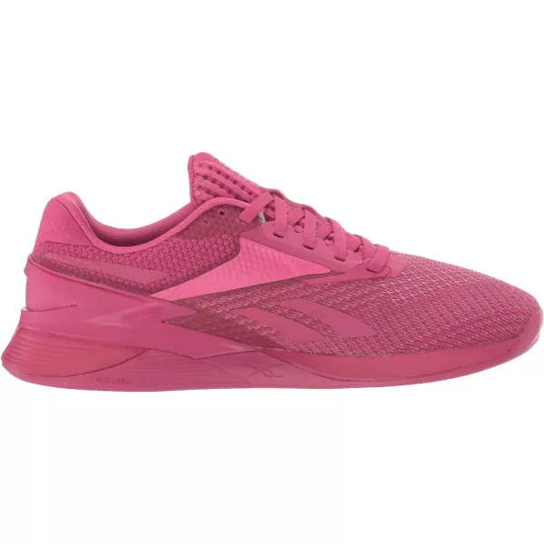imageReebok Womens Nano X3 Training ShoesSemi Proud PinkLaser Pink