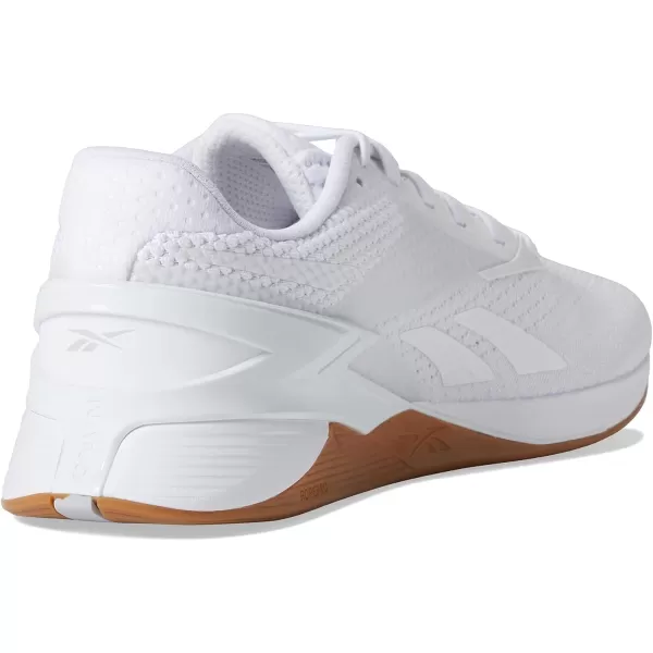 imageReebok Womens Nano X3 Traning SneakerFootwear WhiteCold GreyReebok Rubber Gum