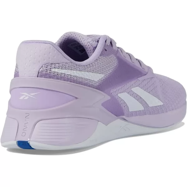 imageReebok Womens Nano X3 Traning SneakerPurple OasisCold GreyVector Blue