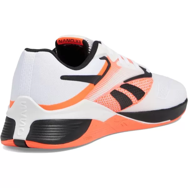 imageReebok Womens Nano X4 SneakerFootwear WhiteBlackOrange Flare
