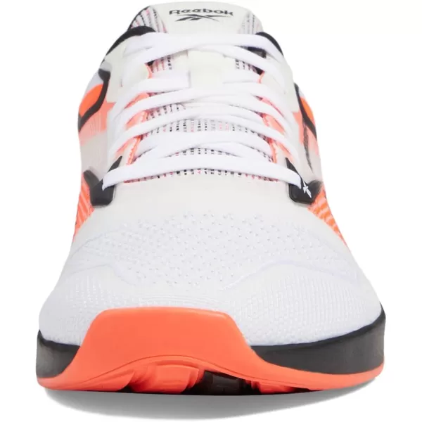imageReebok Womens Nano X4 SneakerFootwear WhiteBlackOrange Flare
