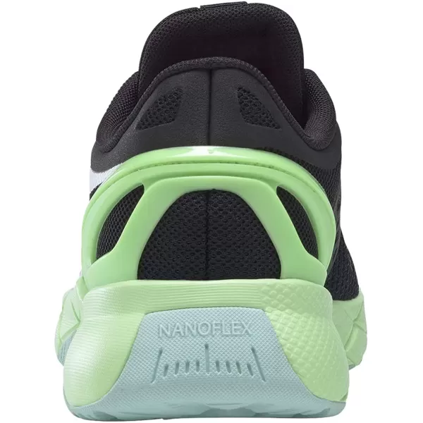 imageReebok Womens Nanoflex TR Cross TrainerCore BlackDigital GlowNeon Mint