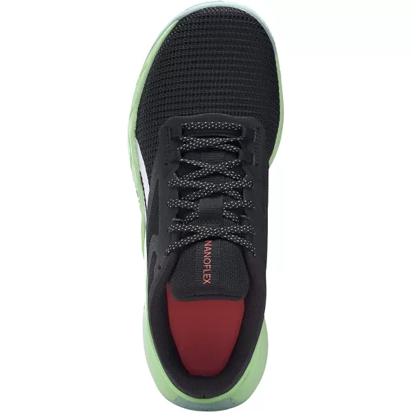 imageReebok Womens Nanoflex TR Cross TrainerCore BlackDigital GlowNeon Mint