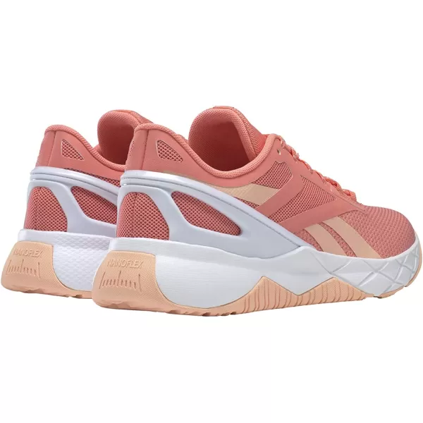 imageReebok Womens Nanoflex TR Cross TrainerTwisted CoralAura OrangeWhite