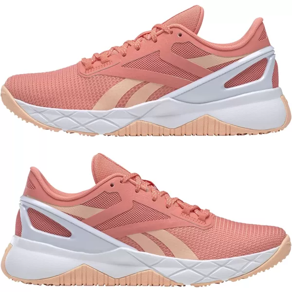 imageReebok Womens Nanoflex TR Cross TrainerTwisted CoralAura OrangeWhite