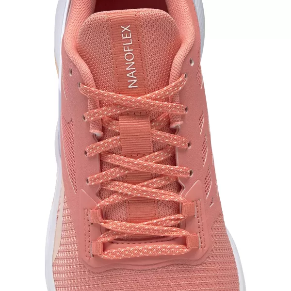 imageReebok Womens Nanoflex TR Cross TrainerTwisted CoralAura OrangeWhite