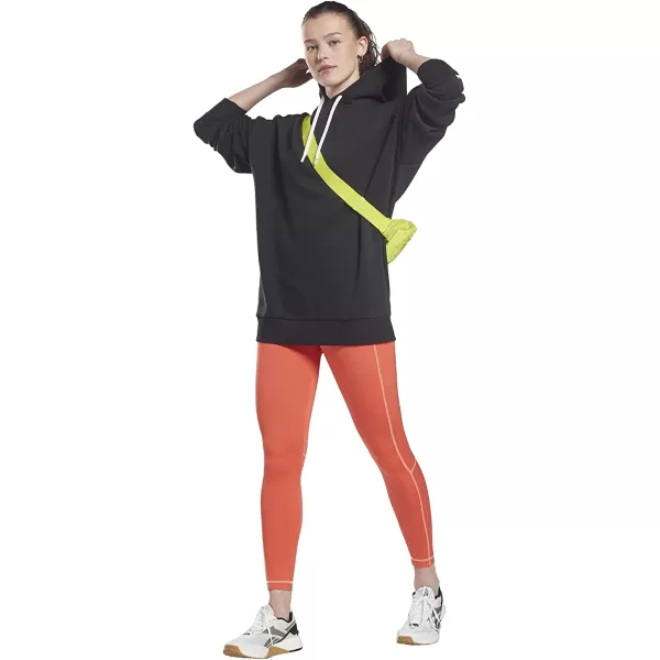 imageReebok Womens Oversized Fleece Hoodie  Core 10 Black