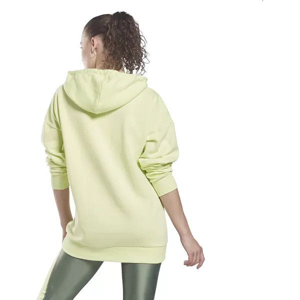 imageReebok Womens Oversized Fleece Hoodie Energy Glow Core 10