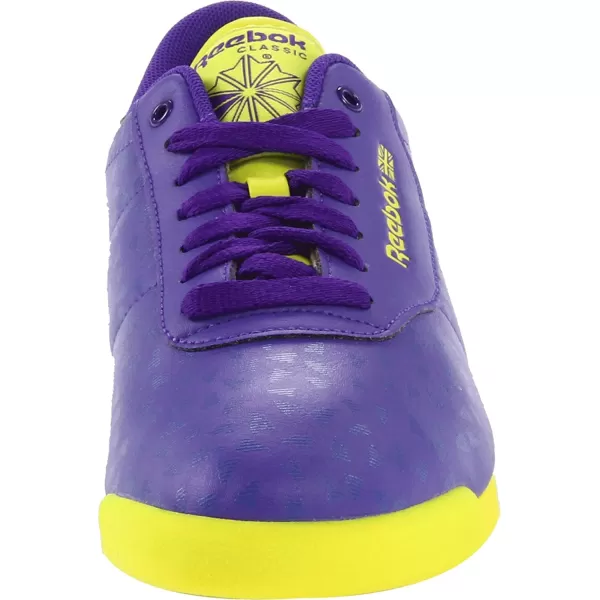 imageReebok Womens Princess Sneaker  Ultra VioletSolar Green