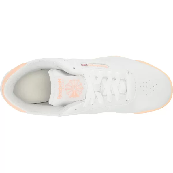 imageReebok Womens Princess Sneaker in Aura Orange and White