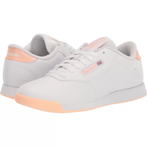 imageReebok Womens Princess Sneaker in Aura Orange and White