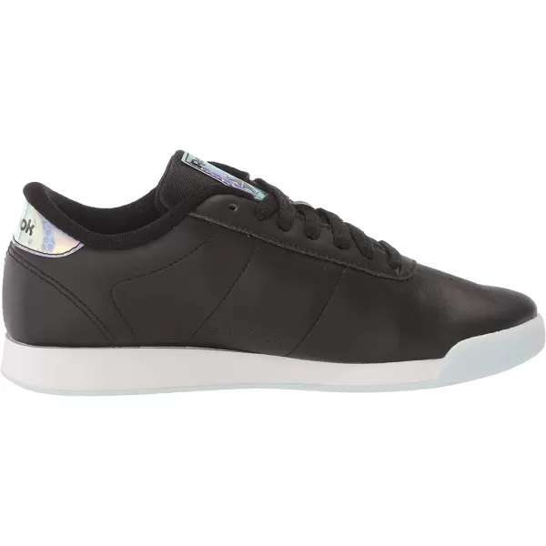 imageReebok Womens Princess Sneaker in Core Black Ftwr White and Glass Blue
