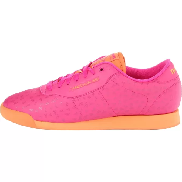 imageReebok Womens Princess Sneaker in Dynamic Pink and Nevada Sunrise