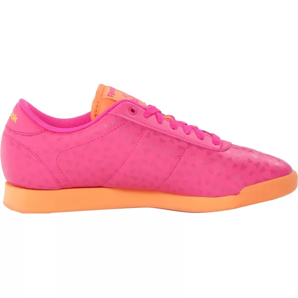 imageReebok Womens Princess Sneaker in Dynamic Pink and Nevada Sunrise