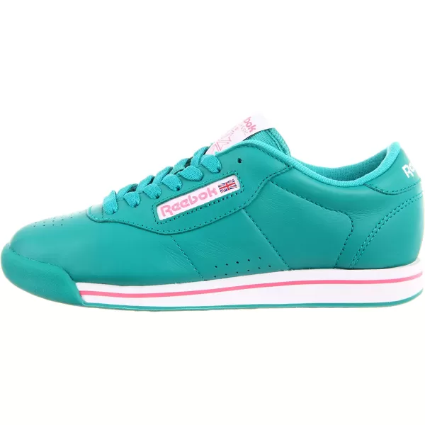 imageReebok Womens Princess Sneaker in Teal and White