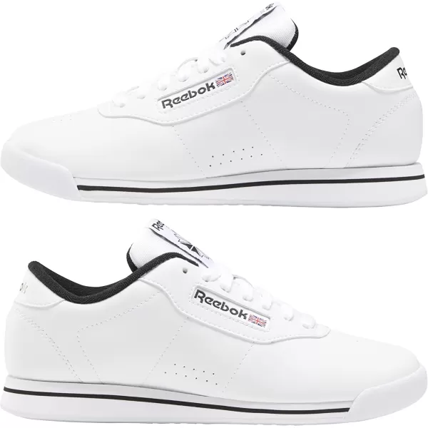 imageReebok Womens Princess Sneaker in White White and Black