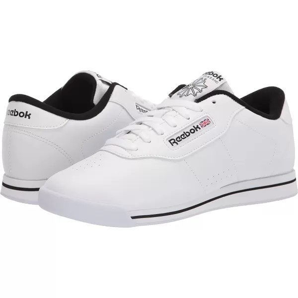imageReebok Womens Princess Sneaker in White White and Black