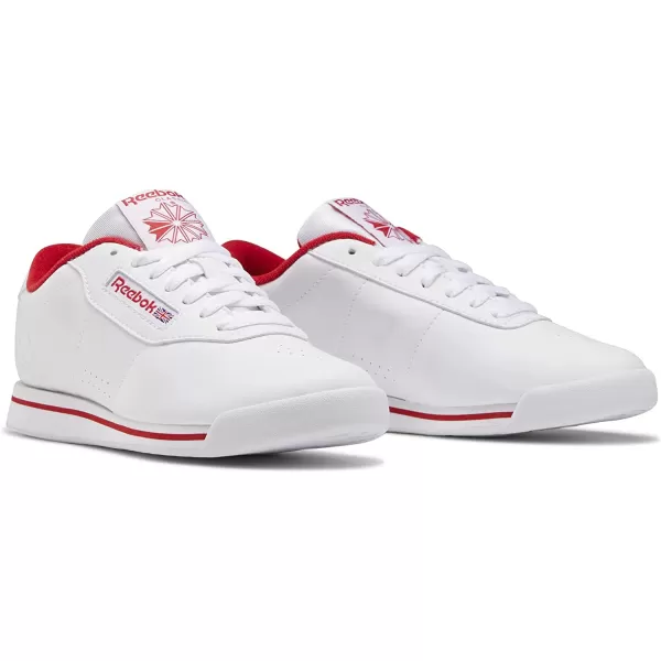 imageReebok Womens Princess Sneaker in White White and Vector Red