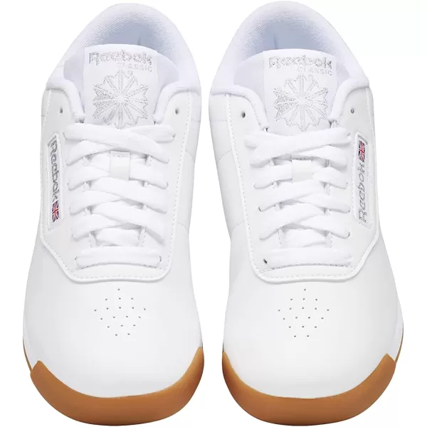 imageReebok Womens Princess Sneaker in White and Gum1