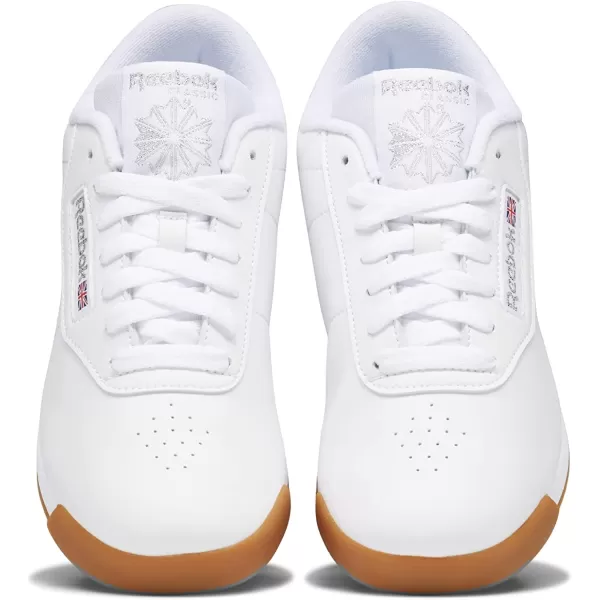 imageReebok Womens Princess Sneaker in White and Gum1