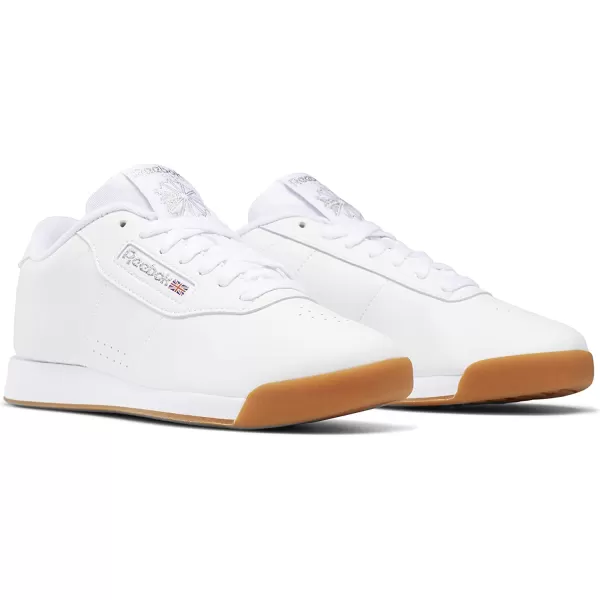 imageReebok Womens Princess Sneaker in White and Gum1