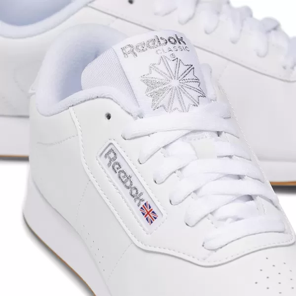 imageReebok Womens Princess Sneaker in White and Gum1