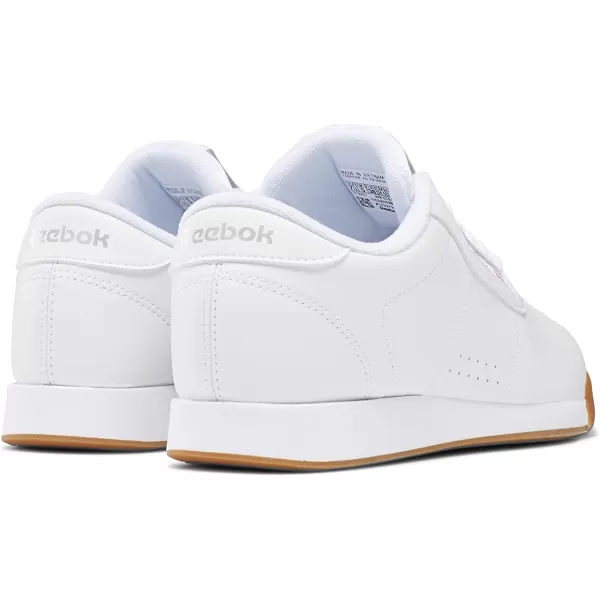 imageReebok Womens Princess Sneaker in White and Gum1