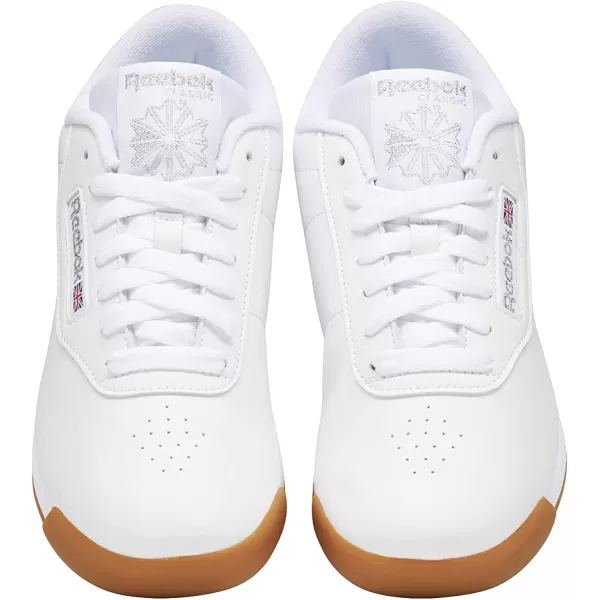 imageReebok Womens Princess Sneaker in White and Gum1