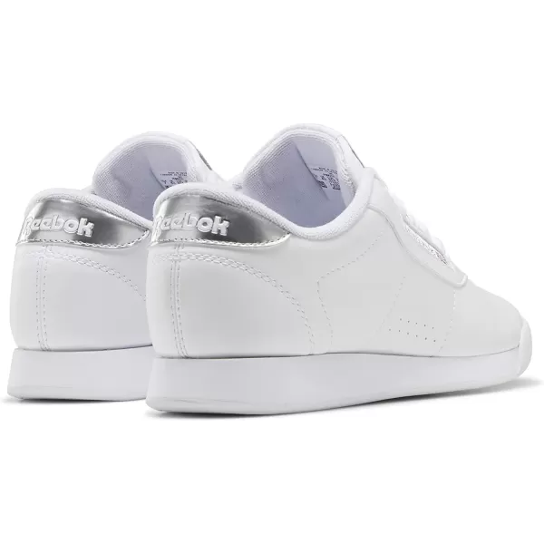 imageReebok Womens Princess SneakerFtwr WhiteFtwr WhiteSilver Met