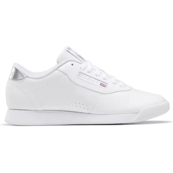 imageReebok Womens Princess SneakerFtwr WhiteFtwr WhiteSilver Met