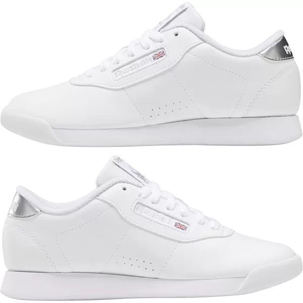 imageReebok Womens Princess SneakerFtwr WhiteFtwr WhiteSilver Met