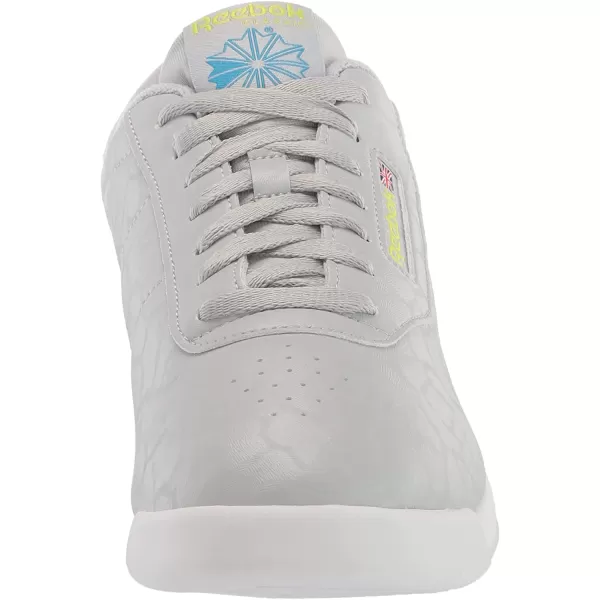 imageReebok Womens Princess SneakerFtwr WhitePure Grey 3Always Blue