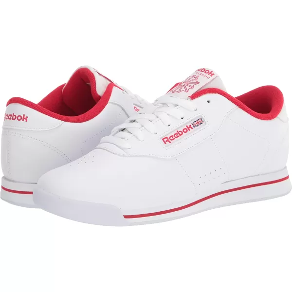 imageReebok Womens Princess SneakerWhiteWhiteVector Red