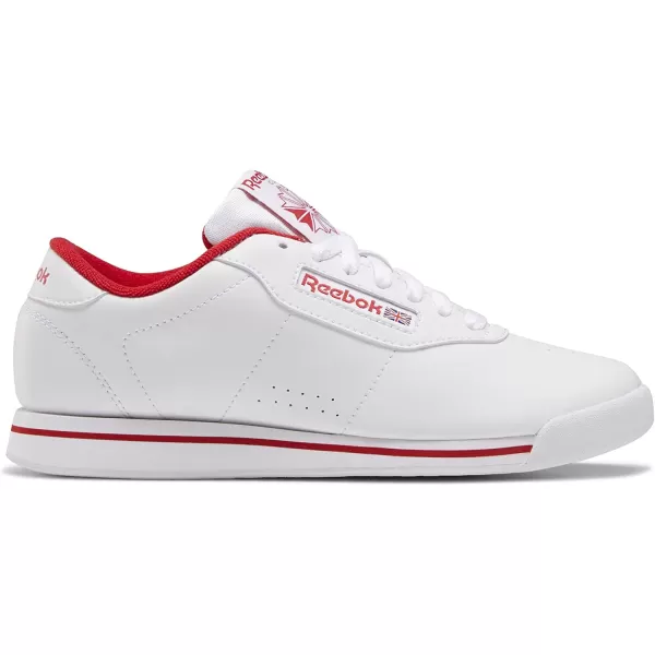 imageReebok Womens Princess SneakerWhiteWhiteVector Red