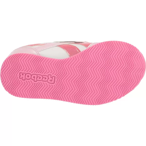 imageReebok Womens Royal Classic Jogger 20 Kc SneakerWhitePink GlowTrue Pink