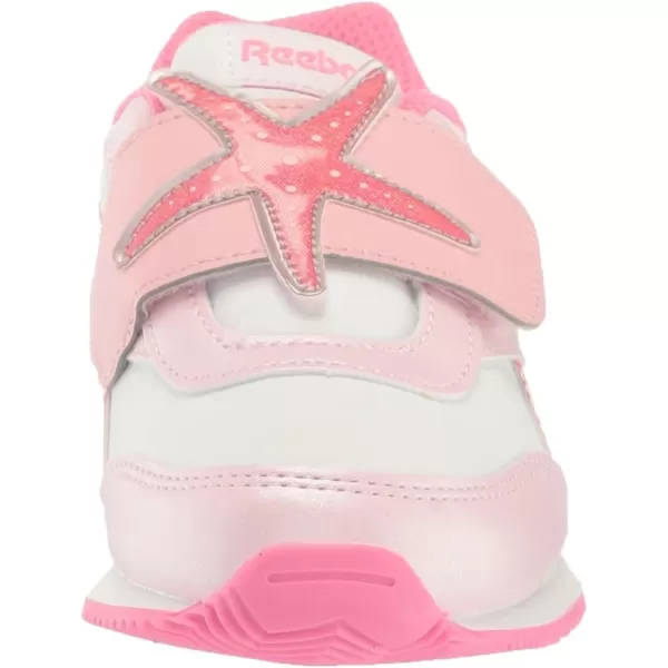 imageReebok Womens Royal Classic Jogger 20 Kc SneakerWhitePink GlowTrue Pink