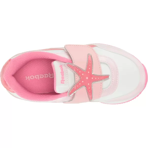 imageReebok Womens Royal Classic Jogger 20 Kc SneakerWhitePink GlowTrue Pink